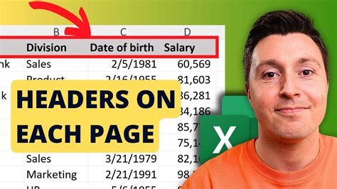 how to print headings on each page in excel with tips for optimizing your document layout